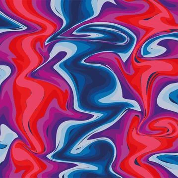 Red and blue marble Illustrazione stock