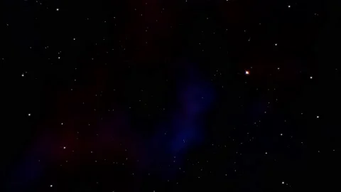 Red and Blue Nebula Space Background 4K Stock Footage 171836073