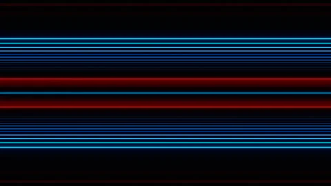 Red and Blue Neon Lines Moving From Center Background VJ Loop in 4K Stock Footage 342279964