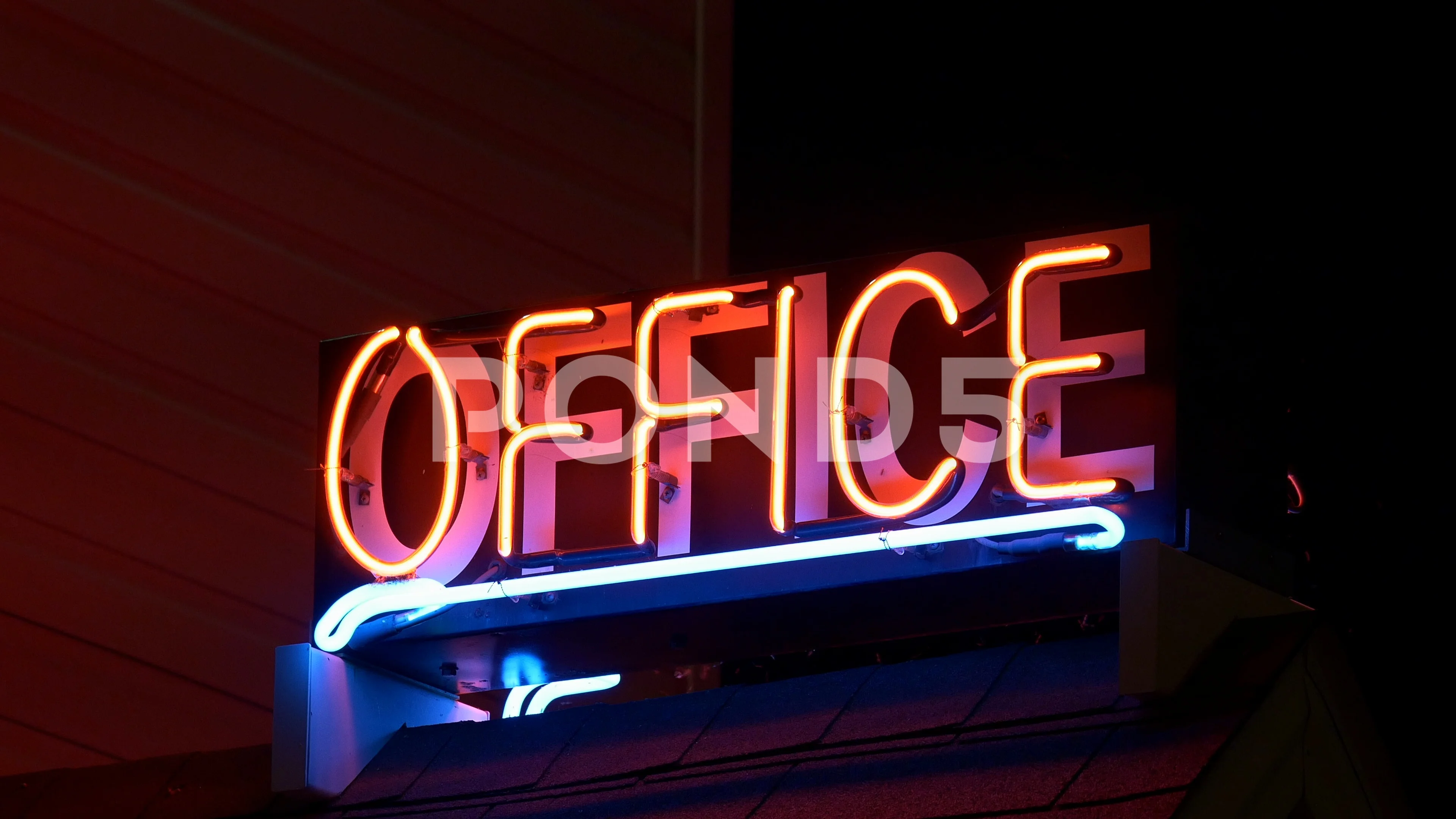 the office neon sign