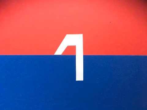 Red and blue Stock Photos