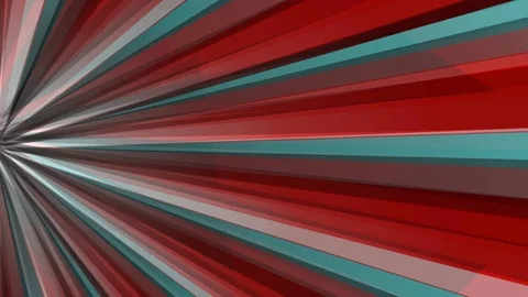 Red and blue rays Stock Footage 124518352