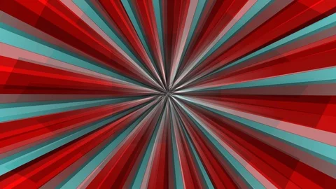 Red and blue rays Stock Footage 124518392