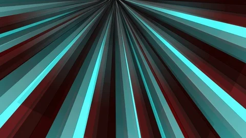 Red and blue rays Stock Footage 124518923