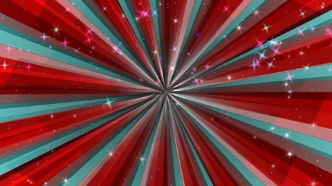 Red and blue rays Stock Footage 124520225