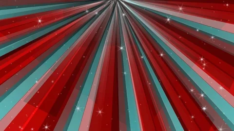 Red and blue rays Stock Footage 124520226