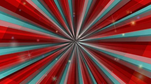 Red and blue rays Stock Footage 124520247