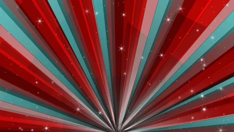 Red and blue rays Stock Footage 124520349