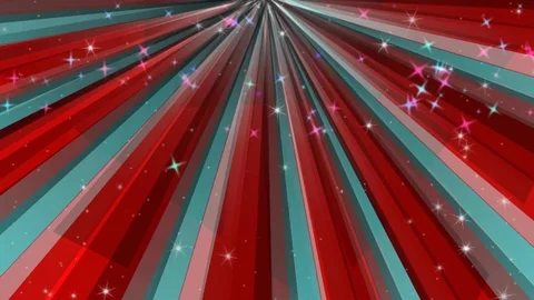 Red and blue rays Stock Footage 124520353