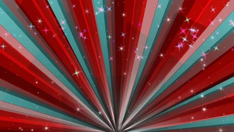 Red and blue rays Stock Footage 124520368