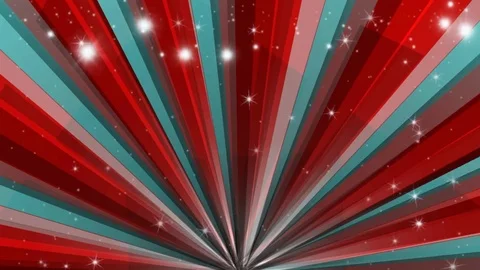 Red and blue rays Stock Footage 124520373