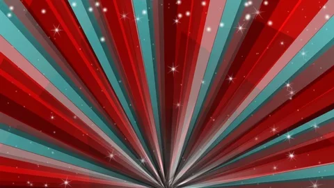 Red and blue rays Stock Footage 124520405