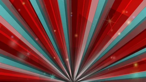 Red and blue rays Stock Footage 124520409