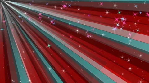 Red and blue rays Stock Footage 124520431