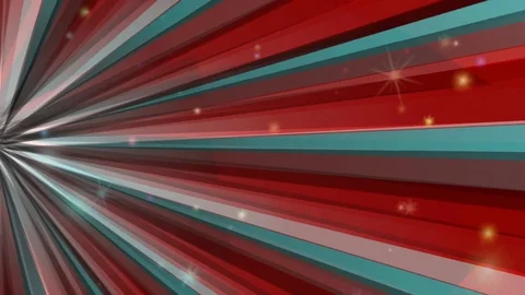 Red and blue rays Stock Footage 124520440