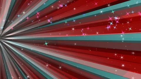 Red and blue rays Stock Footage 124520441