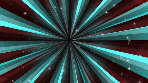 Red and blue rays Stock Footage 124520455