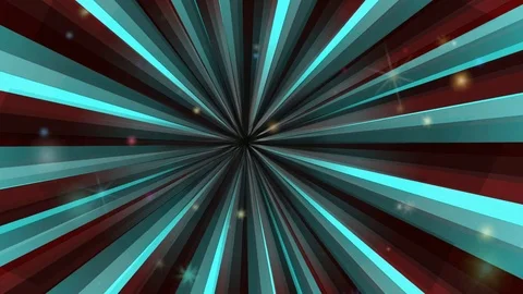 Red and blue rays Stock Footage 124520465