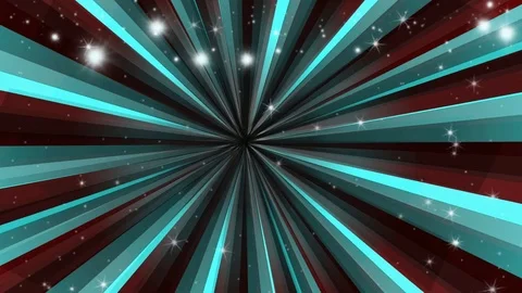 Red and blue rays Stock Footage 124520478