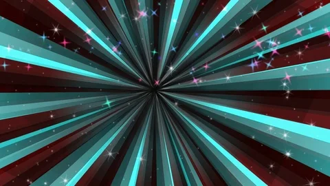 Red and blue rays Stock Footage 124520480