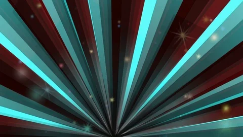 Red and blue rays Stock Footage 124520510