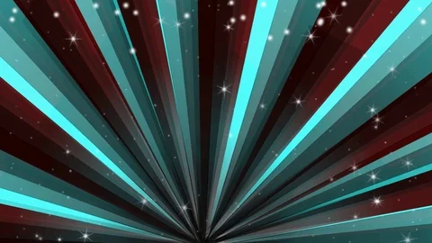 Red and blue rays Stock Footage 124520569