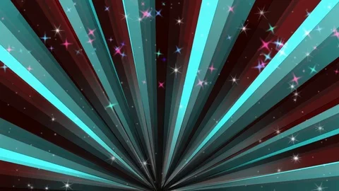 Red and blue rays Stock Footage 124520578