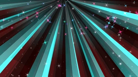 Red and blue rays Stock Footage 124520609