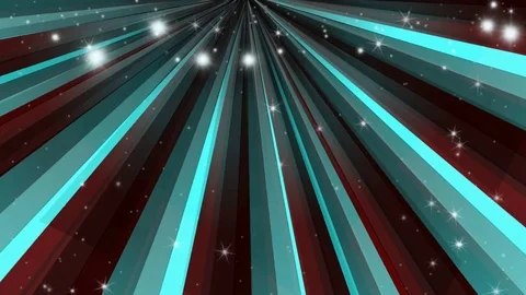 Red and blue rays Stock Footage 124520625