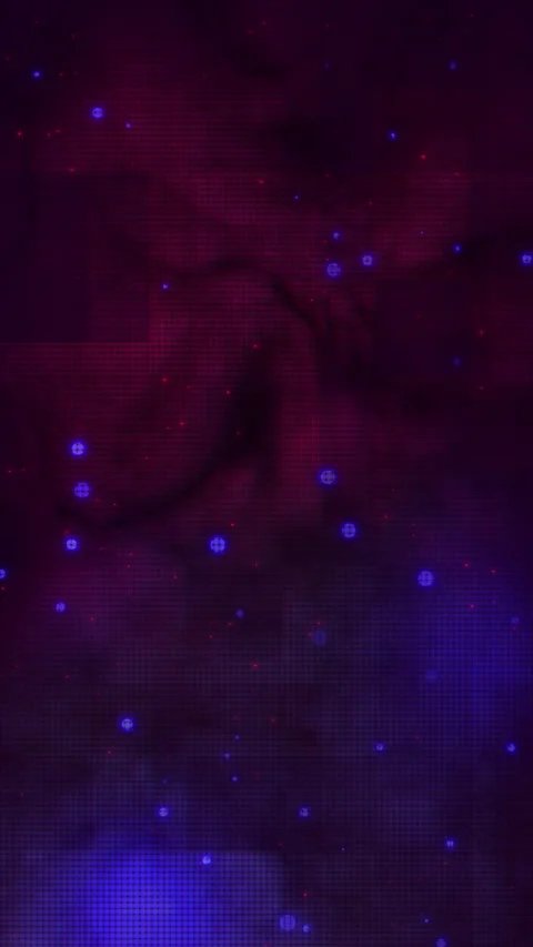 Red and blue sci-fi abstract background Stock Footage 235545533