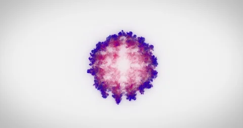 Red and blue shockwave explosion with alpha channel Stock Footage 95600676