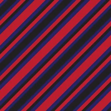 Red and Blue Stripe seamless pattern background in diagonal style Illustrazione stock