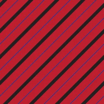 Red and Blue Stripe seamless pattern background in diagonal style Stock Illustration