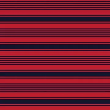 Red and Blue Stripe seamless pattern background in horizontal style Illustrazione stock