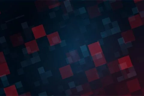Red and blue technology abstract on black background, abstract digital tech t 스톡 사진