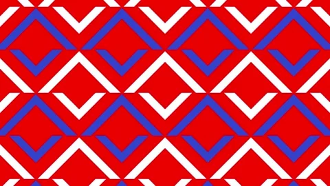 Red and blue triangle geometric pattern design elements Stock Footage 327767147