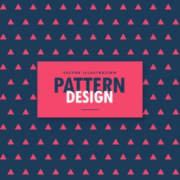 Red and blue triangle pattern vector background Stock Illustration
