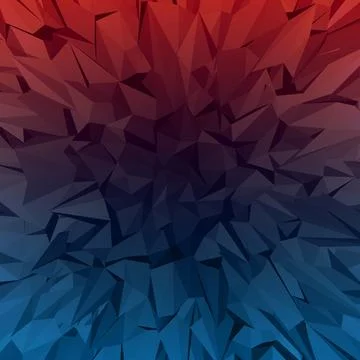 Red and Blue Triangle Pattern Background Stock Illustration