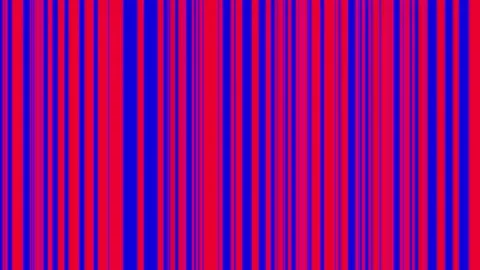 Red and blue vertical lines moving dynamic with digital barcode effect. 스톡 동영상 333796659