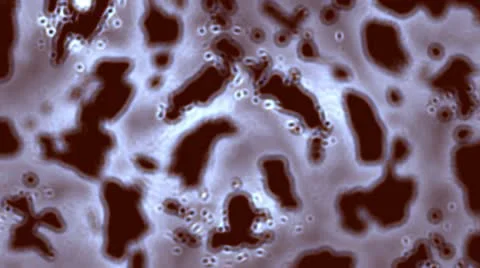 Red And Blurry Bizarre Fluid Surface Dissolution 스톡 동영상 11495871