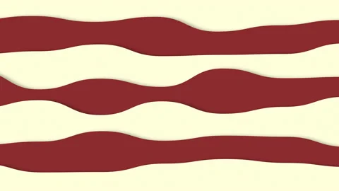 Red and cream waving background stripes, seamless looping animation Stock Footage 167949109