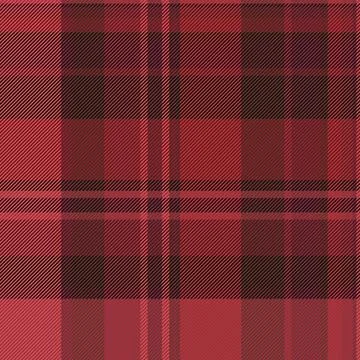 Red and dark plaid pattern. Seamless texture design element. Perfect for text Stock Illustration