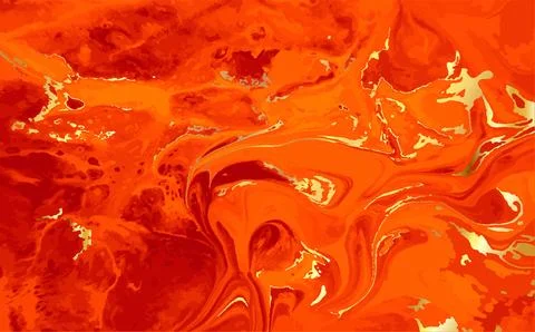 Red and gold background. Stock Illustration