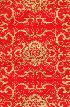 Red and gold pattern or background Foto stock