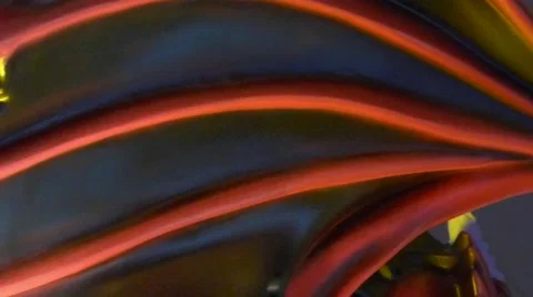 Red and Gold Rotating Winged Dragon Video stock 48769917
