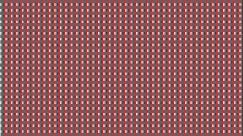 Red and gray checkered pattern with small squares Illustrazione stock