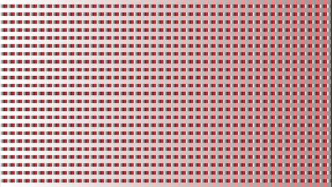 Red and gray checkered pattern with small squares Illustrazione stock