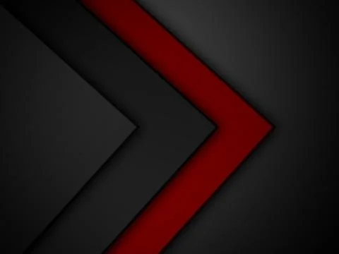 Red And Gray Contrast Tech Square Background Stock Illustration