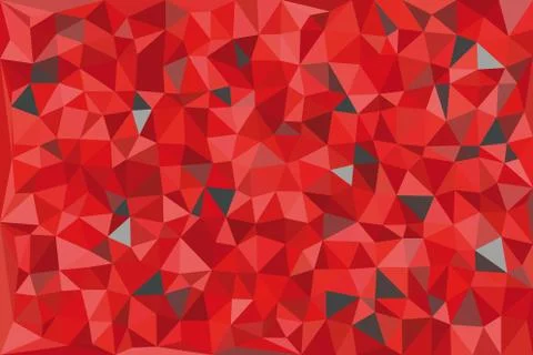 Red and gray triangular pattern - triangles mosaic Illustrazione stock