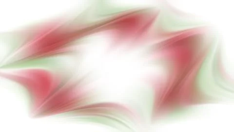 Red and green abstract background with smooth curves Stock Illustration